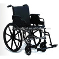 Asiento de anchura y silla de ruedas de acero ajustable